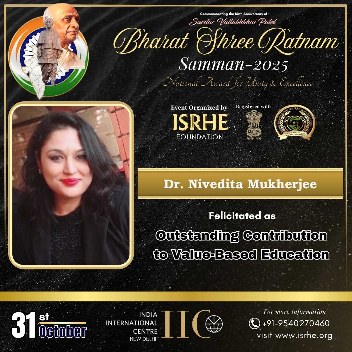 Dr. Nivedita Mukherjee